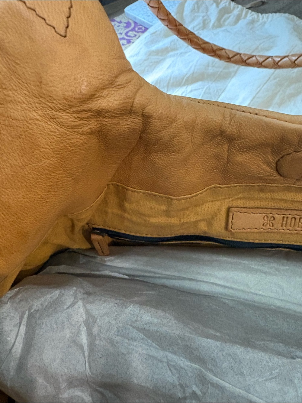 HOBO Tempo, vintage tote/purse, NWT, genuine leather - Picture 14 of 16